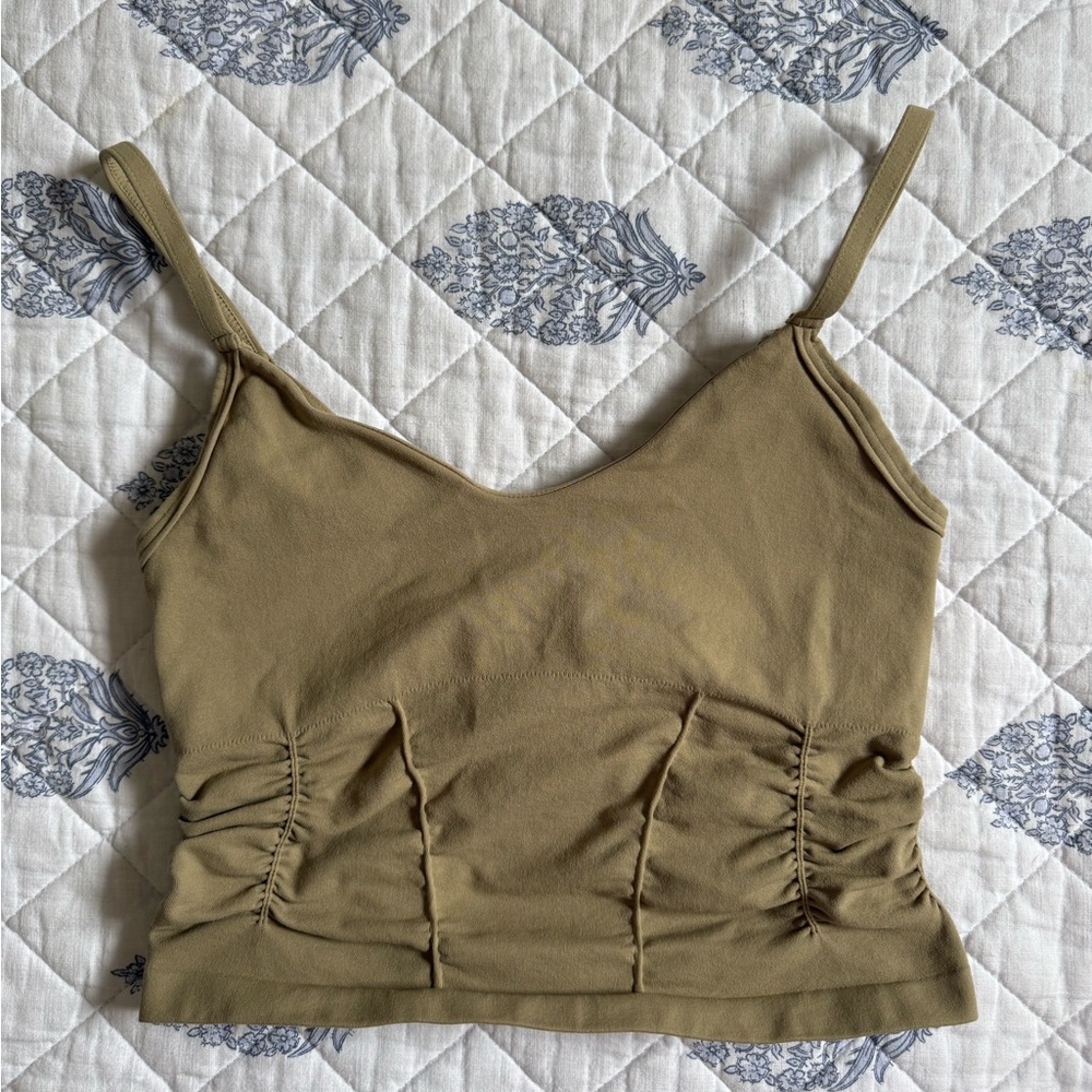 Free People Movement Good Karma Ruched Tank